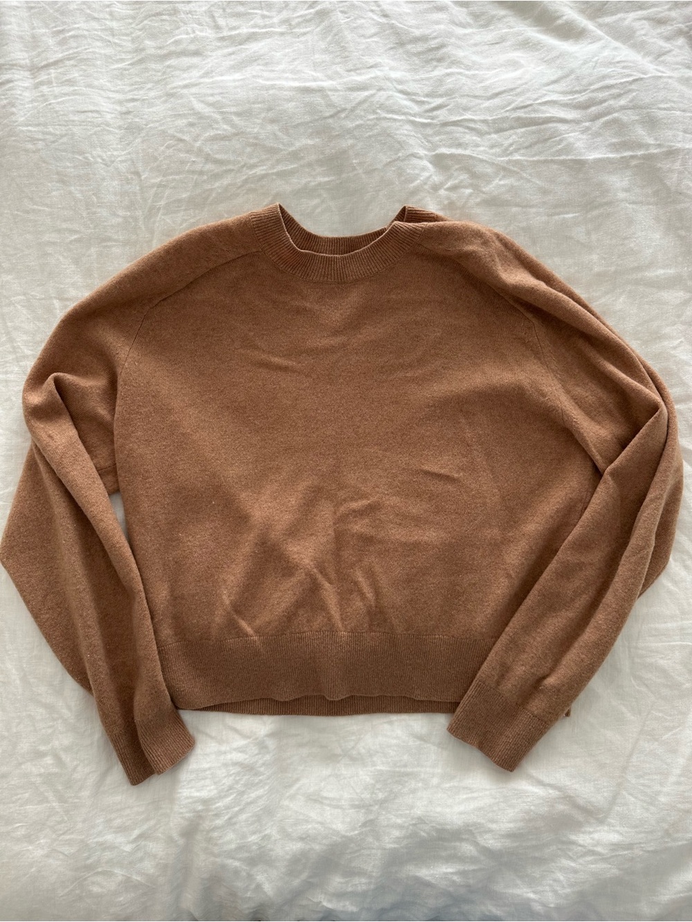 Aritzia The Group Babaton Camel 100% Cashmere Sweater